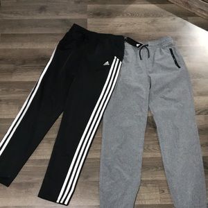 Adidas pants/sweatpants - joggers /slip on’s boys NWT - LG 14- set - bundle/lot